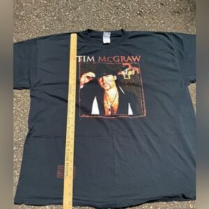 Vintage Tim McGraw Gildan Black Short Sleeve Tee - Sz XL